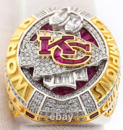 Kansas City Chiefs 2019 2X Super Bowl Championship Ring High Quality