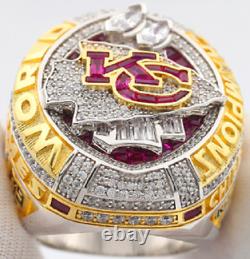 Kansas City Chiefs 2019 2X Super Bowl Championship Ring High Quality