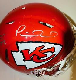 Kansas City Chiefs 2019 Super Bowl Team Signed Helmet Mahomes +4 Fanatics BAS