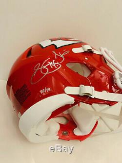 Kansas City Chiefs 2019 Super Bowl Team Signed Helmet Mahomes +4 Fanatics BAS