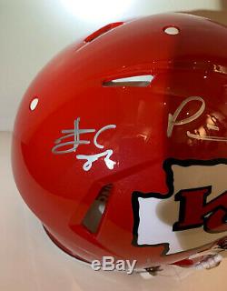 Kansas City Chiefs 2019 Super Bowl Team Signed Helmet Mahomes +4 Fanatics BAS
