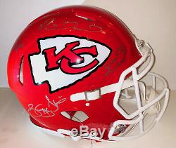 Kansas City Chiefs 2019 Super Bowl Team Signed Helmet Mahomes +4 Fanatics BAS