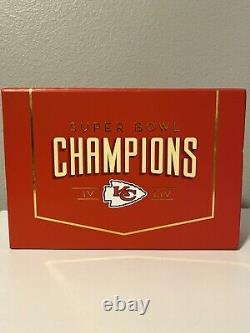 Kansas City Chiefs 2020 Season Tix Member Gift Box Super Bowl Champs Flag Coin