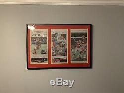 Kansas City Chiefs 2020 Super Bowl KC Star Newspaper Double Matted, Framed