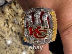 Kansas City Chiefs 2022 Super Bowl Championship Ring Lab Diamond High Quality
