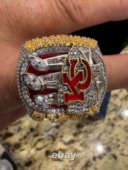 Kansas City Chiefs 2022 Super Bowl Championship Ring Lab Diamond High Quality