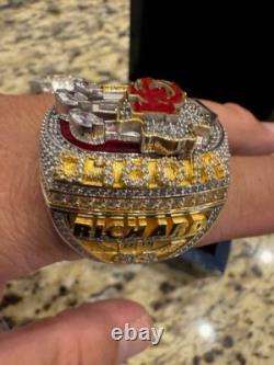Kansas City Chiefs 2022 Super Bowl Championship Ring Lab Diamond High Quality