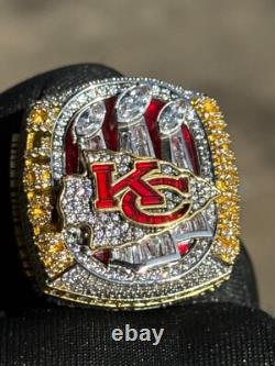 Kansas City Chiefs 2022 Super Bowl Championship Ring Lab Diamond High Quality