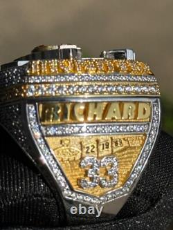 Kansas City Chiefs 2022 Super Bowl Championship Ring Lab Diamond High Quality