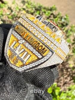 Kansas City Chiefs 2022 Super Bowl Championship Ring Lab Diamond High Quality
