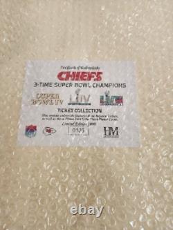 Kansas City Chiefs 3 Super Bowl Champions Limited Number Of 1,0000 Plaques