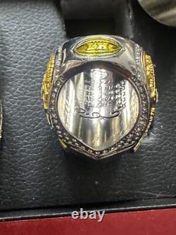 Kansas City Chiefs 4pc Replica Super Bowl Ring Set with Display Box