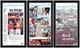 Kansas City Chiefs Afc / Super Bowl & Parade Set Framed In Black Wood 14x25 Each