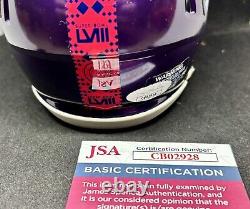 Kansas City Chiefs Andy Reid Signed NFL Helmet Jsa Coa Super Bowl Auto