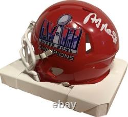 Kansas City Chiefs Andy Reid Signed Super Bowl LVIII Mini Helmet Beckett Cert