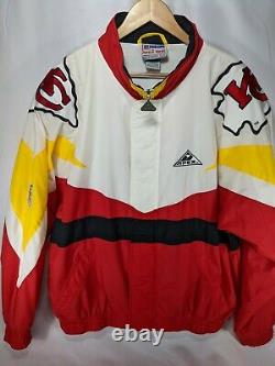 Kansas City Chiefs Apex One NFL Pro Line Jacket Size XL RARE Vintage Red White