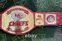 Kansas City Chiefs Back to Back Champions Super Bowl LVIII NFL Belt 4mm Zinc