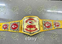 Kansas City Chiefs Back to Back Champions Super Bowl LVIII NFL Belt 4mm Zinc