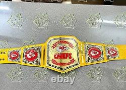 Kansas City Chiefs Back to Back Champions Super Bowl LVIII NFL Belt 4mm Zinc
