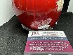 Kansas City Chiefs Bobby Bell Signed Mini Helmet Jsa Coa Super Bowl Rare Hof