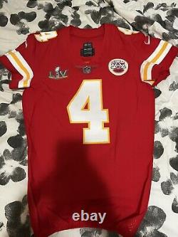 Kansas City Chiefs Chad Henne 2021 Super Bowl LV Game Issued Jersey