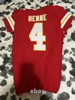 Kansas City Chiefs Chad Henne 2021 Super Bowl LV Game Issued Jersey