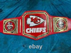 Kansas City Chiefs Championship Belt Super bowl Football Adult Size Replica 2mm