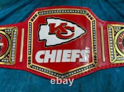 Kansas City Chiefs Championship Belt Super bowl Football Adult Size Replica 2mm
