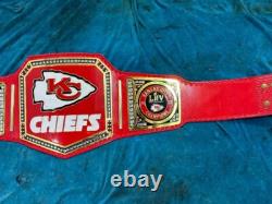 Kansas City Chiefs Championship Belt Super bowl Football Adult Size Replica 2mm