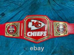 Kansas City Chiefs Championship Belt Super bowl Football Adult Size Replica 2mm