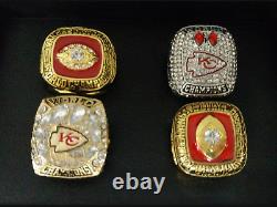 Kansas City Chiefs Championship Super Bowl 4 Ring Set. Len Dawson Patrick Maho