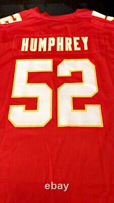 Kansas City Chiefs Creed Humphrey Nike Red Official Super Bowl LVII Game Jersey