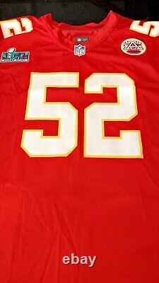 Kansas City Chiefs Creed Humphrey Nike Red Official Super Bowl LVII Game Jersey