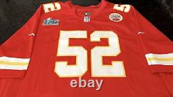 Kansas City Chiefs Creed Humphrey Nike Red Official Super Bowl LVII Game Jersey