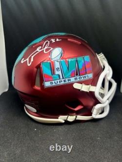 Kansas City Chiefs Creed Humphrey Signed NFL Helmet Jsa Coa Super Bowl Authentic