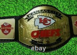 Kansas City Chiefs Custom Championship Belt Super Bowl Football NFL 4mm Zinc