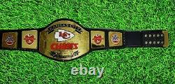 Kansas City Chiefs Custom Championship Belt Super Bowl Football NFL Adult Size