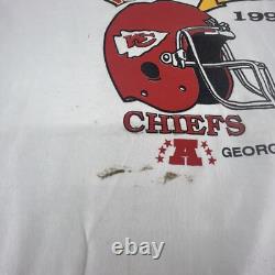 Kansas City Chiefs ERROR Super Bowl XXVIII Misprint 49ers 1994 Vintage Sz XL