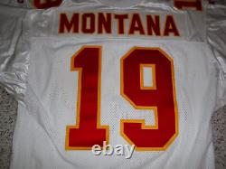 Kansas City Chiefs Football Joe Montana Jersey 1994 Pro Line Wilson 48