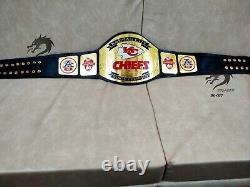 Kansas City Chiefs Football NFL Championship Belt Super bowl LVII 2023 4MM Brass