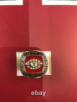 Kansas City Chiefs Framed Replica Super Bowl Ring WithLaser Facsimile Autographs