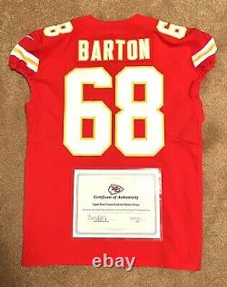 Kansas City Chiefs Game Issued Jersey Super-bowl Season Coa