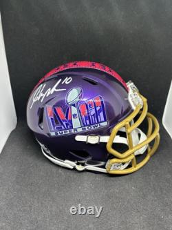 Kansas City Chiefs Isiah Pacheco Signed Mini NFL Helmet Jsa Coa Super Bowl