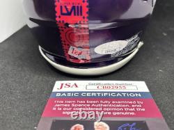 Kansas City Chiefs Isiah Pacheco Signed Mini NFL Helmet Jsa Coa Super Bowl