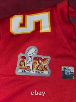 Kansas City Chiefs Jersey Patrick Mahomes Super Bowl LIX Patch Nike Mens Large