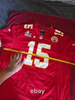 Kansas City Chiefs Jersey Patrick Mahomes Super Bowl LIX Patch Nike Mens Large