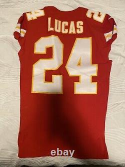 Kansas City Chiefs Jordan Lucas Super Bowl LIV Issued Jersey