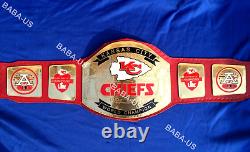 Kansas City Chiefs KC Championship Belt Replica Super Bowl Title Adult Size 2mm