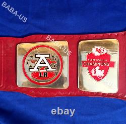 Kansas City Chiefs KC Championship Belt Replica Super Bowl Title Adult Size 2mm