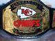 Kansas City Chiefs Kc Super Bowl Championship Belt Adult Size Leather 2mm Brass
